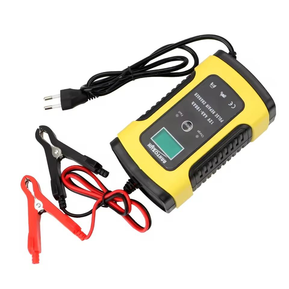 

12V 6A Car Battery Charger Smart Full Automatic Display Battery Charger Power Puls Repair Chargers Wet Dry Lead Acid Battery