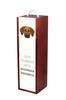 Rhodesian Ridgeback, African Lion Dog - Geometric Box with Photo and Inscription for Wine by Art-Dog Brand