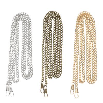 Metal Skinny Bag Chain Strap Replacement for Handbag Crossbody Bag Shoulder Bag 120cm