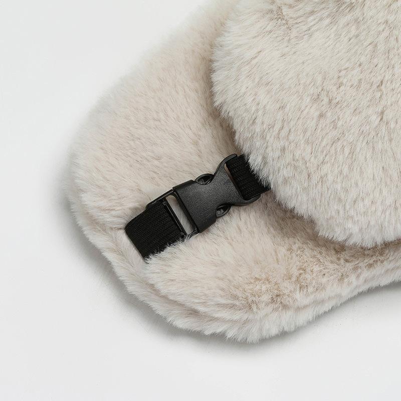 Winter Insulated Hat Trendy Ushanka-Style Hat Outdoor Windproof Cold-Resistant Thickened Earflap Cotton Hat for Northeast Region Fleece Cycling Hat