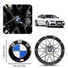 AAAXC1 4pcs Car Wheel Center Hub Cap Badge Logo Sticker For BMW M Performance E84 E87 X5 E70 F25 E90 E91 F01 F02 E60 E61 F10 F15 F30 M3