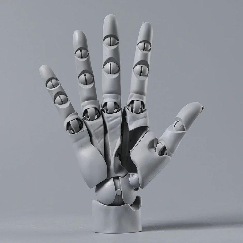 Left/Right Articulated Hand Model Adjustable Hand Finger Joint Figurine  Home Decoration Gift