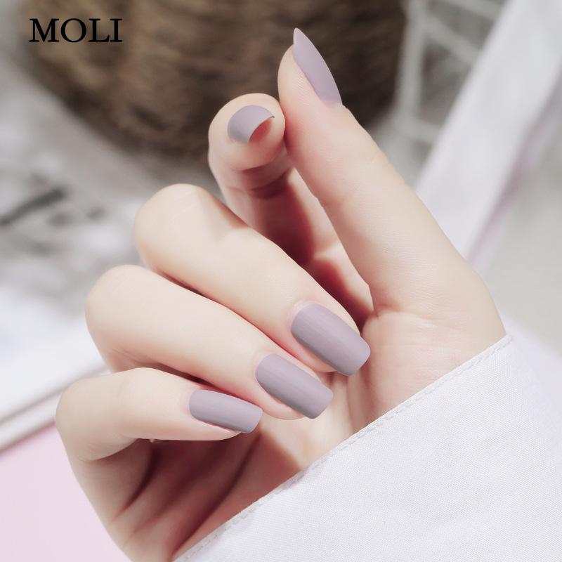 Fog Matte Nail Polish Lasting Non Peelable Scrub Colorless Transparent Bake Free Nail Enamel
