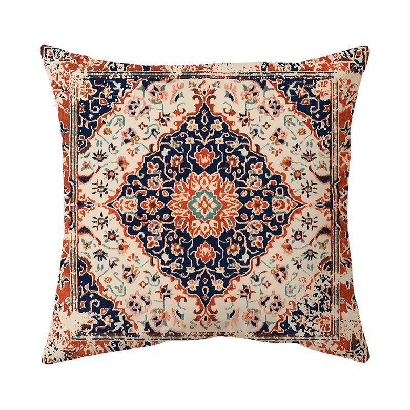 Potah na polštář Tištěný potah na polštář na pohovku Krátký plyšový potah na polštář