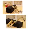 Mini Musical Instrument Miniature Dollhouse Model Mini Alto Saxophone Model