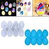 Easter Egg Shape Silicone Key Pendant Model Resin Casting DIY Crafts Handcraft