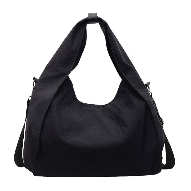 Borsa a Tote da Donna di Grande Capacità Nuovo Stile Giapponese Casual Borsa a Spalla in Nylon Semplice Leggera Borsa a Tracolla Torebki Damskie