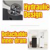 Creative Stainless Steel Waste Bins Lidded Wastebasket Anti Odor Trash Can Kitchen Garbage Cube Rectangular Bucket House Cleanin