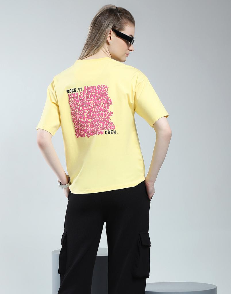 Rock It od House of Monte Carlo Dámský top s potiskem a kulatým výstřihem běžného střihu