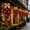 Rotes Weihnachtliches Wandbehang mit Glöckchen und Schleifen für die Feiertags-Heimdekoration