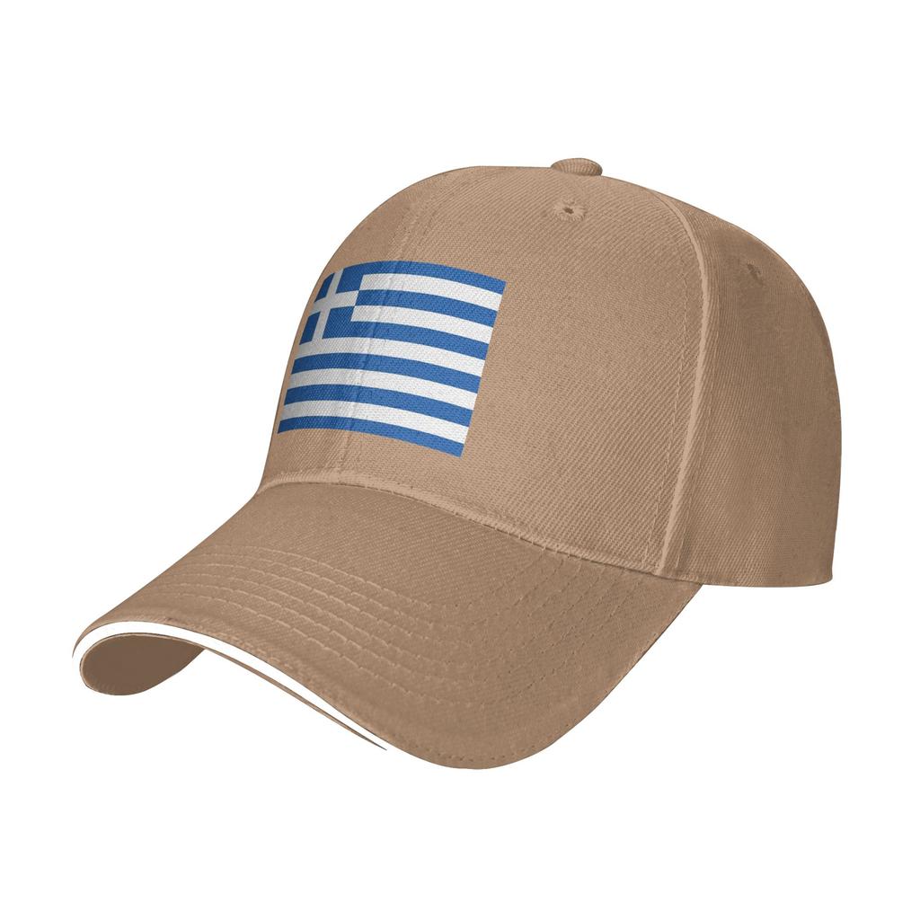 Flag of Greece Cap Casual Baseball Caps Adjustable Hat Hip Hop Summer Unisex Baseball Hats Customizable