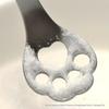 Stainless Steel Cat Claw Cookie Scoop Hollow Design Coffee Dessert Mixing Spoon Cake Dessert Spoon Kitchen Baking Gadgets