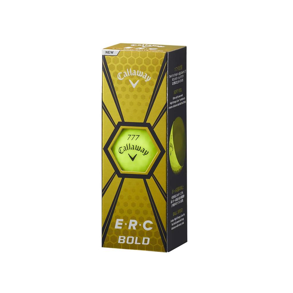 Callaway Golf Ball ERC Ball Bold Yellow 2019 Model 1 Dozen 12 Pieces