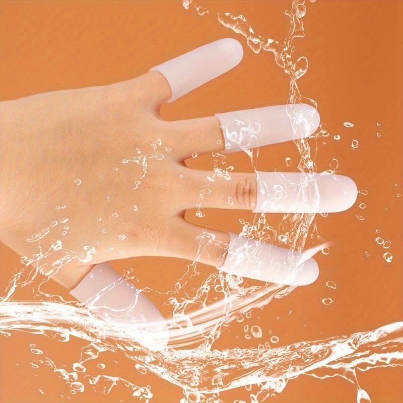 

5Pcs Silicone Finger Cot Gel Finger Protector Fingers Brace Support Gloves For Feneral toe / finger protection