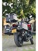 45L Multi-Capacity Aluminum Motorcycle Tail Box - Quick Release, Multiple Colors