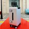 Super Thick Aluminum-Alloy Suitcase, 20-Inch Side-Opening, 24-Inch Front-Opening, 26-Inch Trolley Case for Men and Women