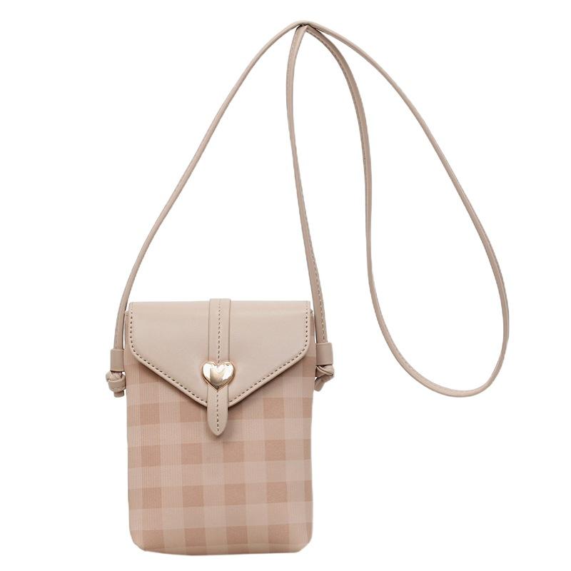 Mobile Phone Satchel Women's Bag New Women's Messenger Bag Commuter Shoulder Bag Small Square Bag Pu Handbag