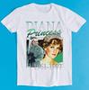 Prinzessin Diana Wales 1961-1997 Meme Kult Musik Unisex Herren Damen Cooles Geschenk T-Shirt K7210