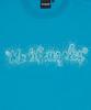 Mark Gonzales Hotfix Signed Logo Short Sleeve T-Shirt - Teal Blue