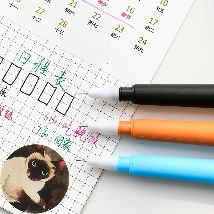 1 Pcs Cute Cactus Modeling Gel Pen Student Stationery Novelty School Material Office Supplies Christmas Gift Writing Supplies