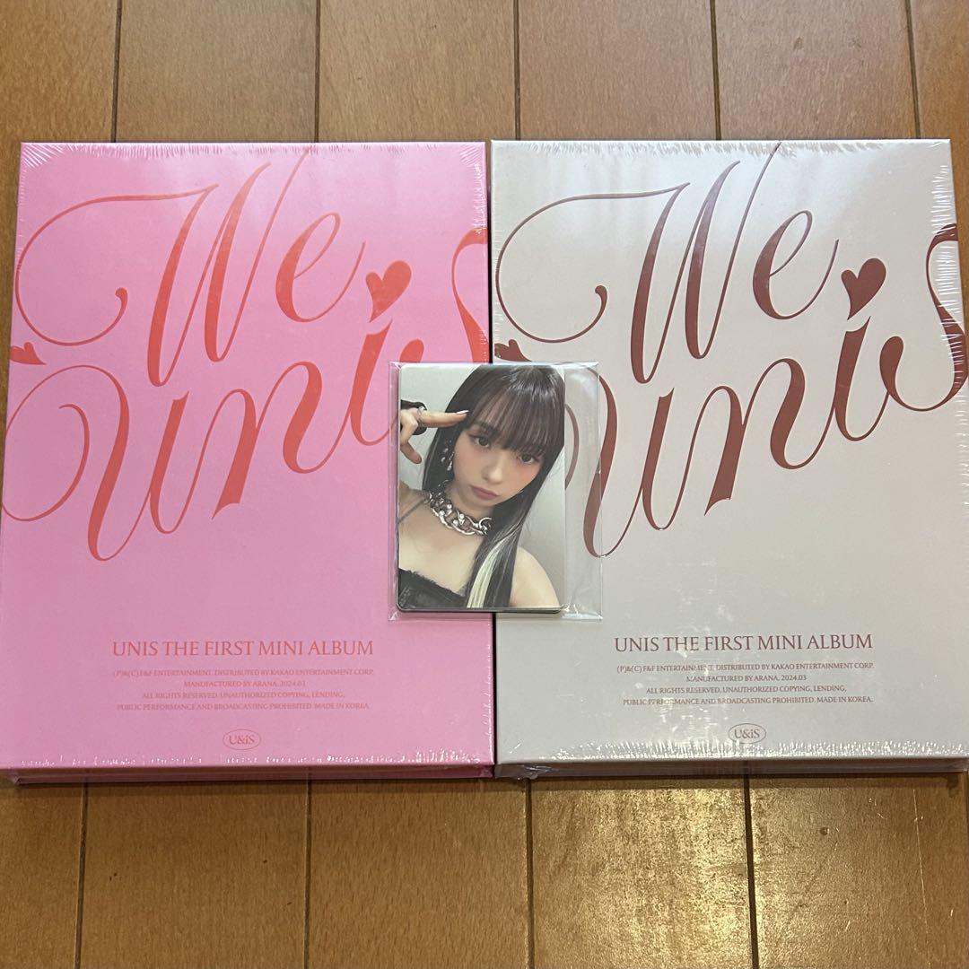 

[USED] unis we unis album first release bonus trading card included