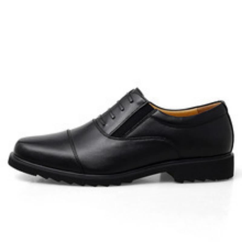 Leather Shoes Men's Spring New Business Black Versatile Men's Shoes Men's Three-joint Leather Shoes Casual Men's Leather Shoes