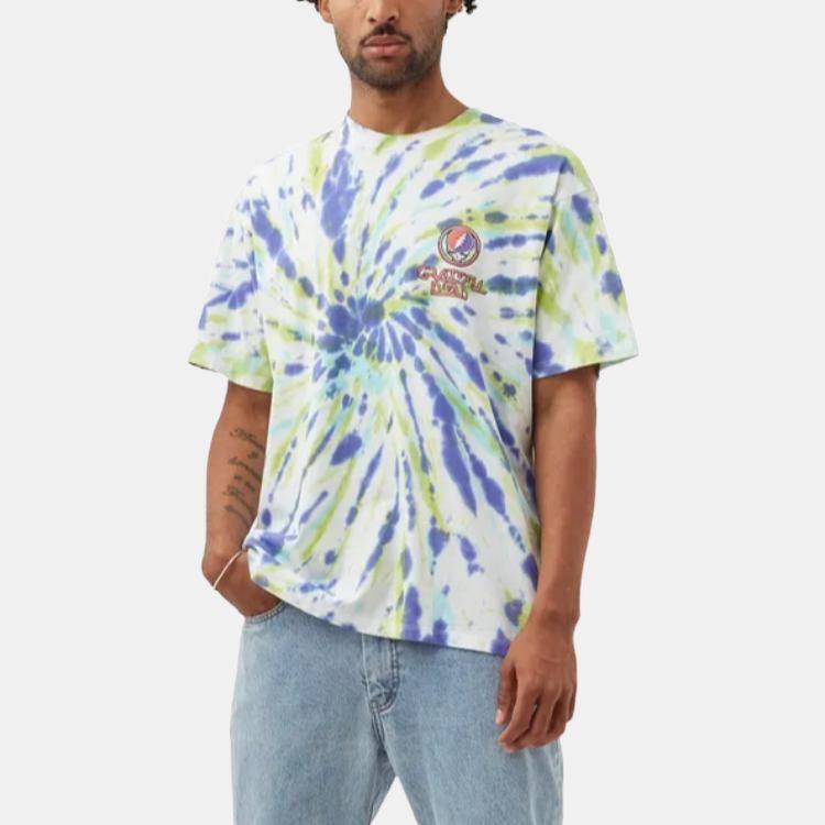 Maglietta Dritta a Motivo Tie-Dye Levis X Grateful Dead Uomo Top Multicolore A1204-0000