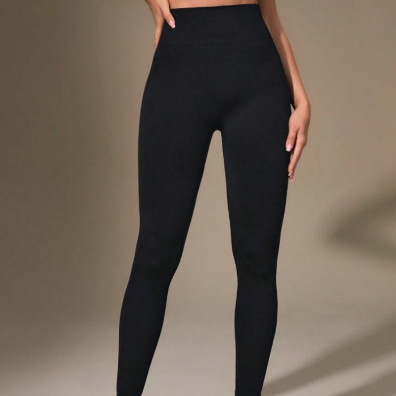 High Waist Compression Leggings Women - Quick Dry Stretch Yoga Pants Running Tight Fit Workout Bottoms Small