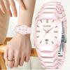 LIGE Einfache Luxus Quarz Damenuhr Top Marke Mode Elegant Lässig Romantisch Keramikarmband Uhren für Damen Damen Geschenk Neu