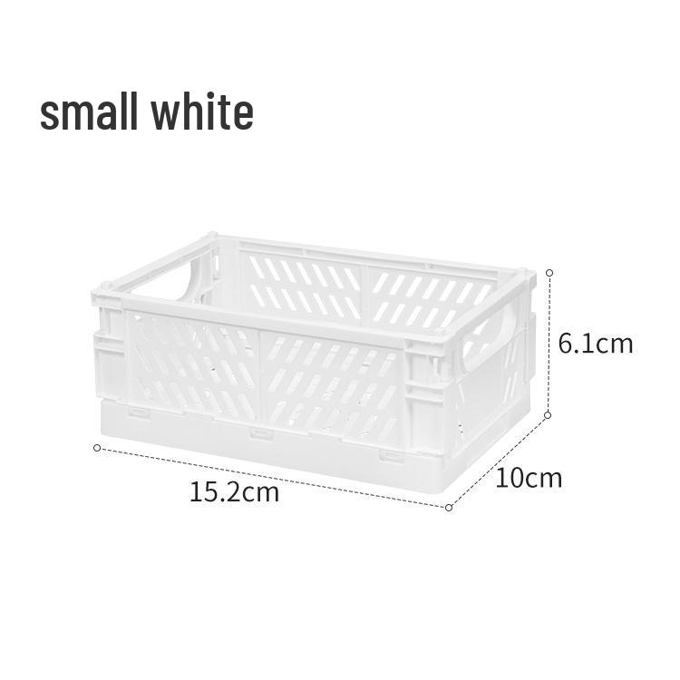 Mini Hollow Plastic Folding Storage Basket for Small Items - Gift Model 5002