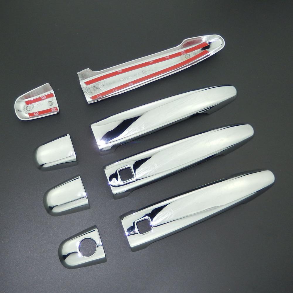 For Lexus GX 470 J120 2003-2009 ABS Car Styling Chrome Side Door Handle Cover Trim & Door Bowl Cover 2004 2005 2006 2007