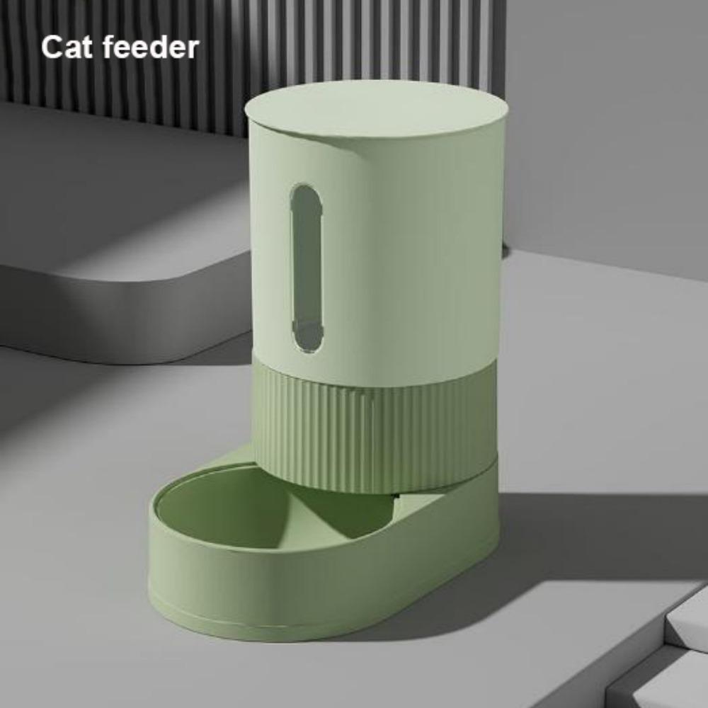 With Water Fountain Automatic Feeder Food Grade Large Capacity Dog Cat Food Bowl 9 Styles Universal