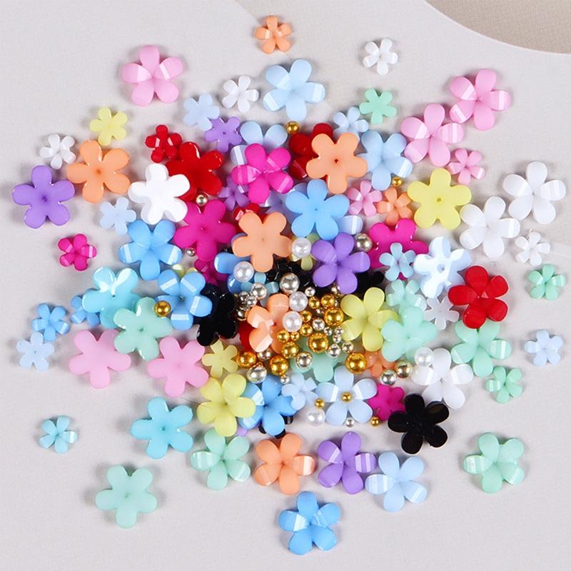 3D Flower Nail Art Charms,Nail Pearls Nail Art Studs Manicures Nail Accessories