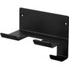 Yamazaki Gypsum Board TweezersWood Screws Included Compatible Walls Wall Dryer Holder Black Approximately Tower Storage Cord 4509