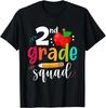 Esquadrão da Segunda Série Engraçado Volta às Aulas Alunos da 2ª Série Presente para Professores Camiseta Unissex