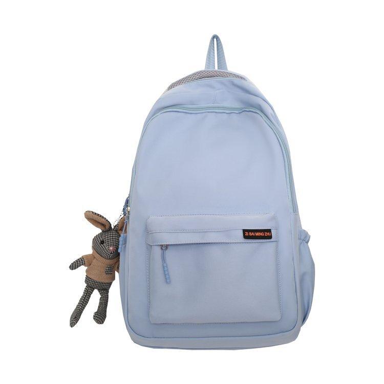 Schoolbag1011 Japanese ins Large Capacity Simple Backpack Lightweight High School Student College Student Backpack Fresh Versatile School Bag