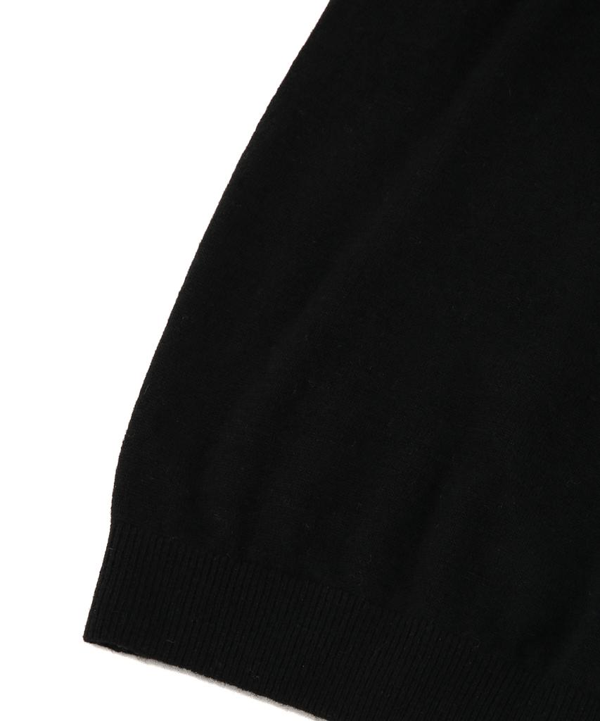 IL CORSO Cashmere Mock Neck Knit Black Iesw5F502Bk