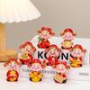 Chinese God of Wealth Figurine for Desktop Decoration - Cute Cultural Gift for Office or Shrine