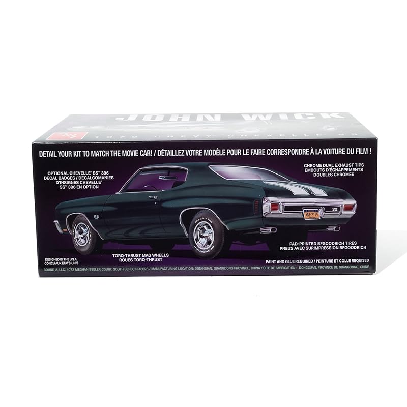 AMT 1/25 Scale 1970 Chevy Chevelle SS John Wick Plastic Model Kit (AMT1453)