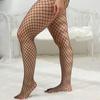 Women's Sexy Black Silk Fishnet Stockings - Thin, Tight, Summer Mesh Socks
