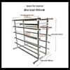 Heavy-Duty Movable Square Film Dispenser Rack, 1.8m
