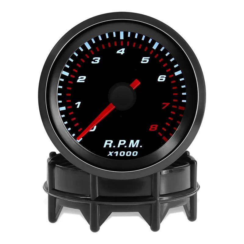 AD 52MM Car Tachometer PSI Bar Boost Meter Water Temp Oil Temp Gauge Oil Pressure Vacuum Volts For 12V Gasoline Car Customized