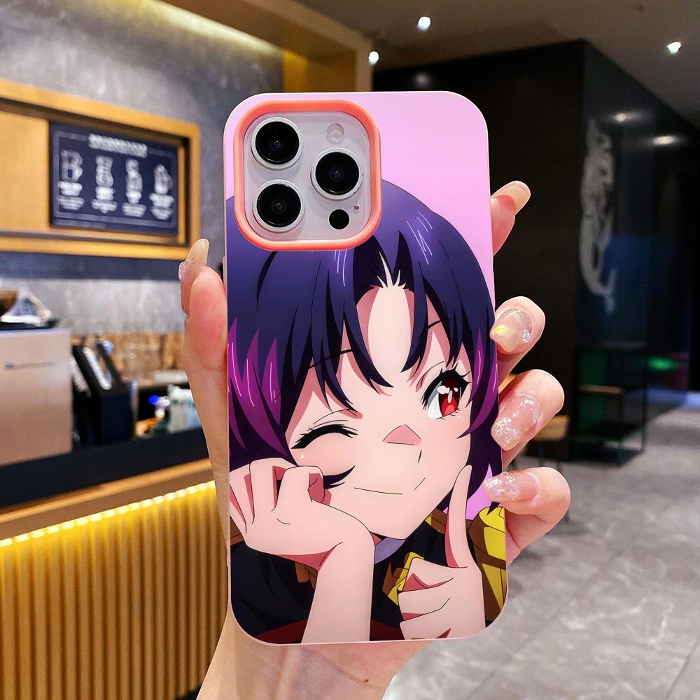 Mato seihei Yakumo Ezo Jelly Double layer Pink Mobile Phone Case for iPhone 17 16 15 14 13 12 11 Air Pro Max Plus Protective