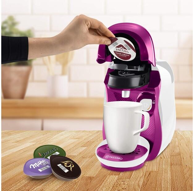Капсульная кофемашина Bosch TAS1001 Tassimo Happy wild purple