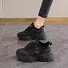 Fleece Lined Women Winter Thick Soled Height Increasing Casual Sports Dad Sneakers