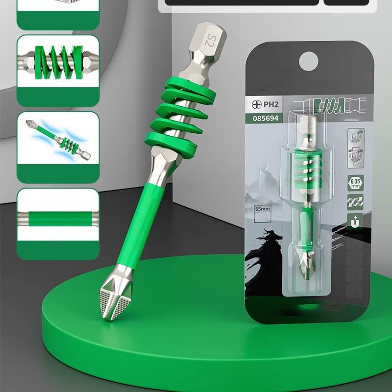 

1/2/3 шт. Пружинные биты для отвертки Магнитные PH2 Биты для отвертки Противоскользящие 60/90/110 мм Шестигранный хвостовик 1/4 Головка для сверления Электрический ремонтный инструмент