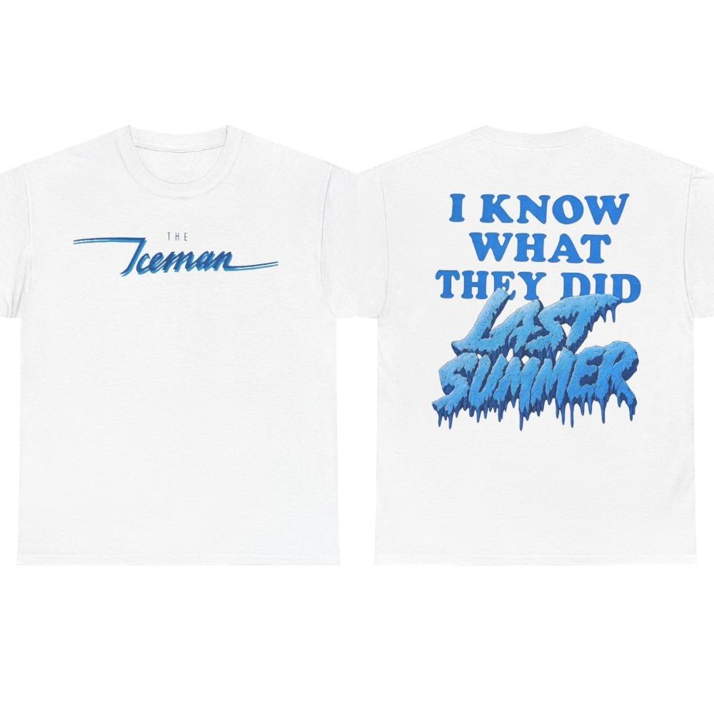 2026 Hot Sale Drake Iceman Merch T-shirt Blue Iceman Black Tee Men's Clothing Women Streetwear Y2k Cotton Summer New Female Male T Shirt