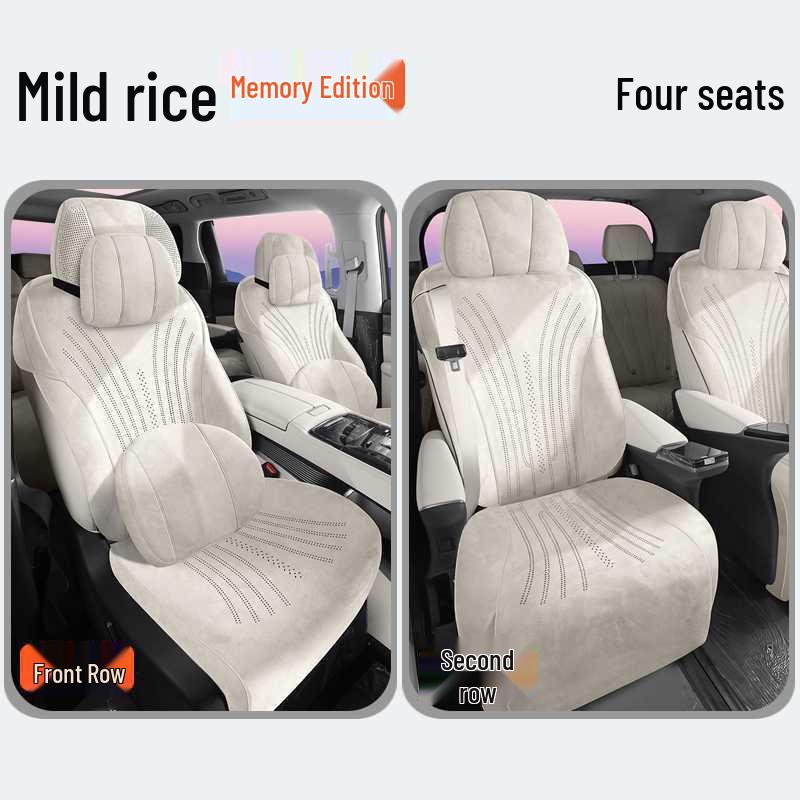 Universal All-Season Breathable Flocking Fabric Car Seat Cover for Denza D9 (202526)