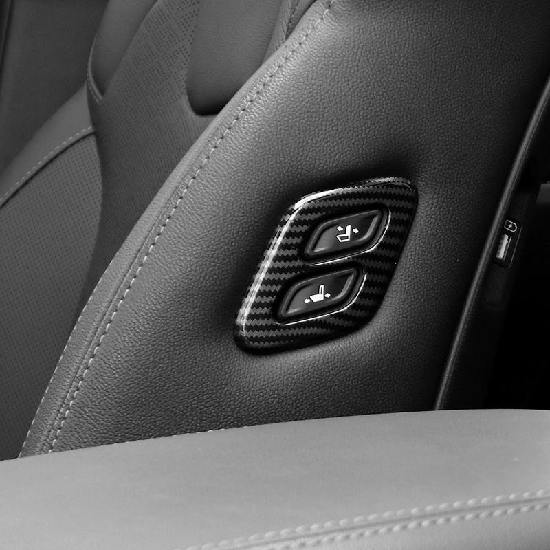 Car Seat Adjustment Switch Control Button Cover Trim For Kia Stinger 2018-/For Genesis G70 -2025 LHD