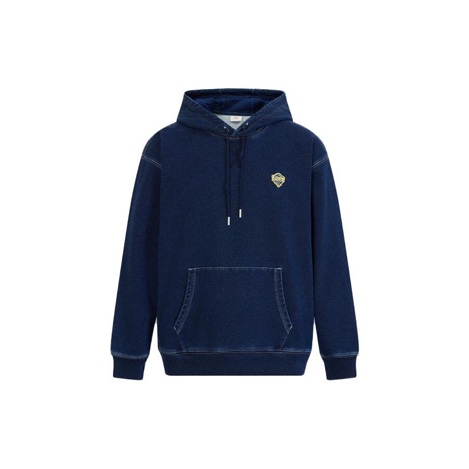 

Худи с принтом букв Levis и кулиской для мужчин, синее, A6806-0000 S